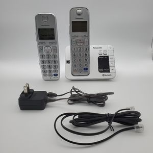 PANASONIC KX-TGE263 S (SILVER). Link2Cell Bluetooth Enabled Phone with Answering